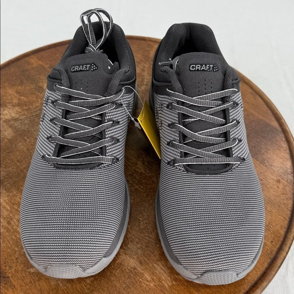 Craft Shoes Wm 7.5 V175 Fuseknit W Gray Black Running Sneakers Vibram NEW